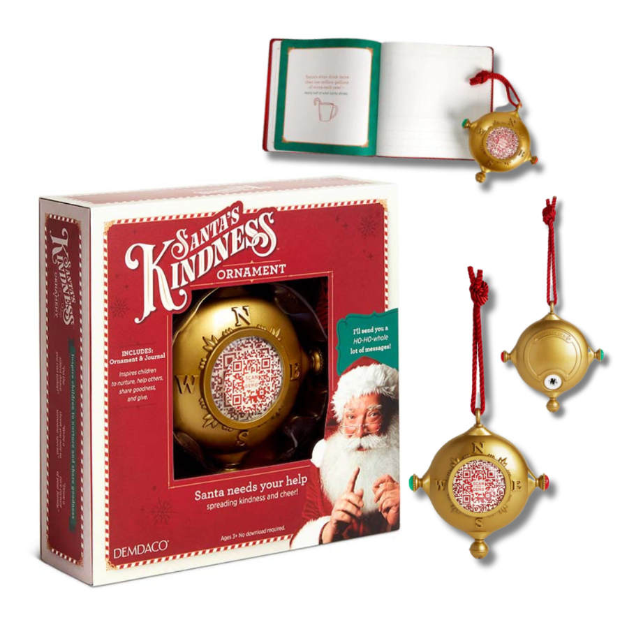 Santa's Kindness Ornament & Journal