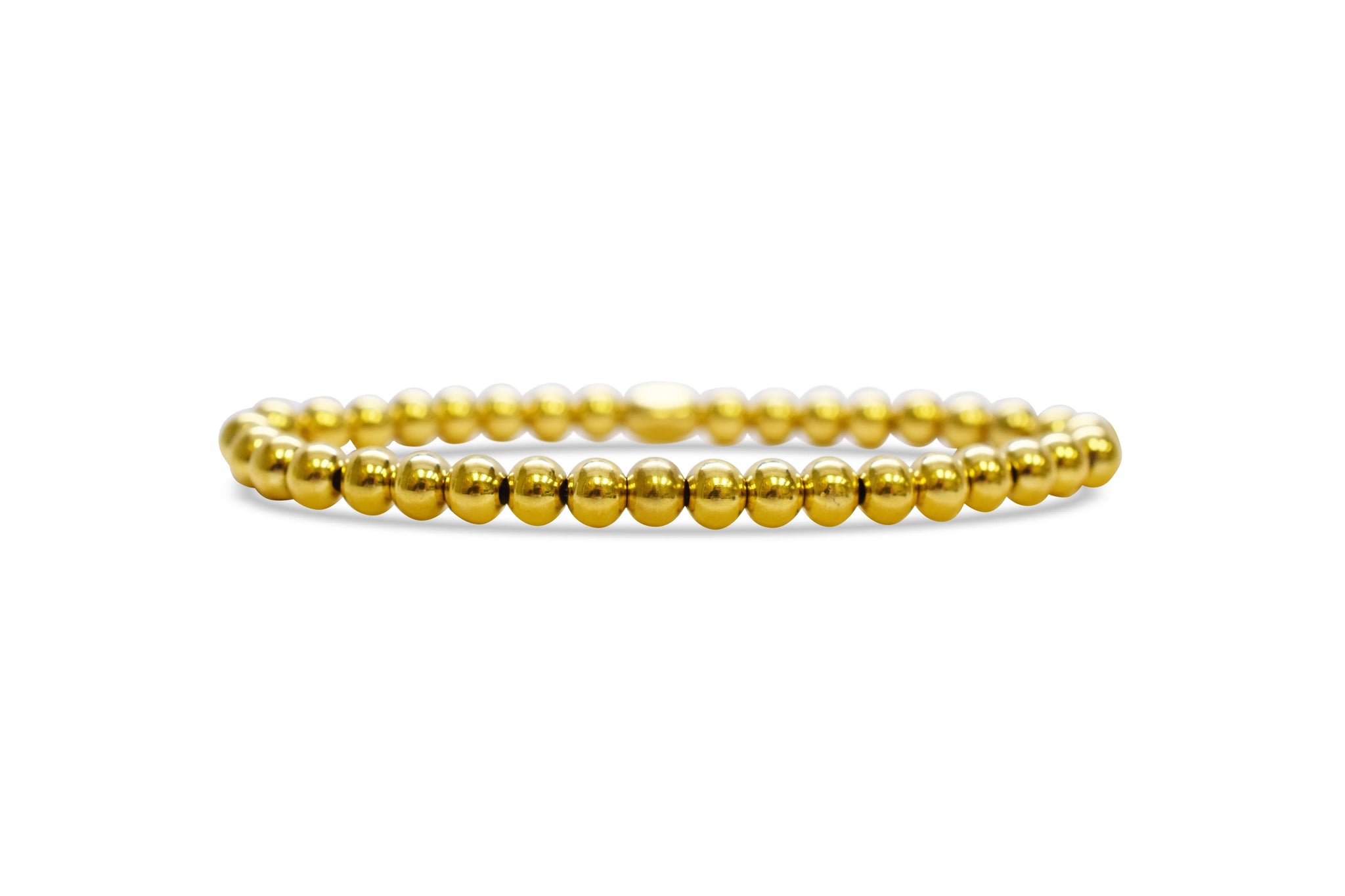 24/7 6mm Gold Stretch Bracelet