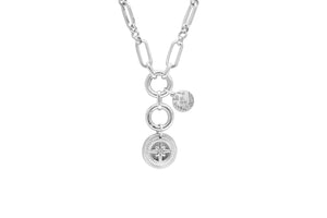 Inner Compass Silver Necklace