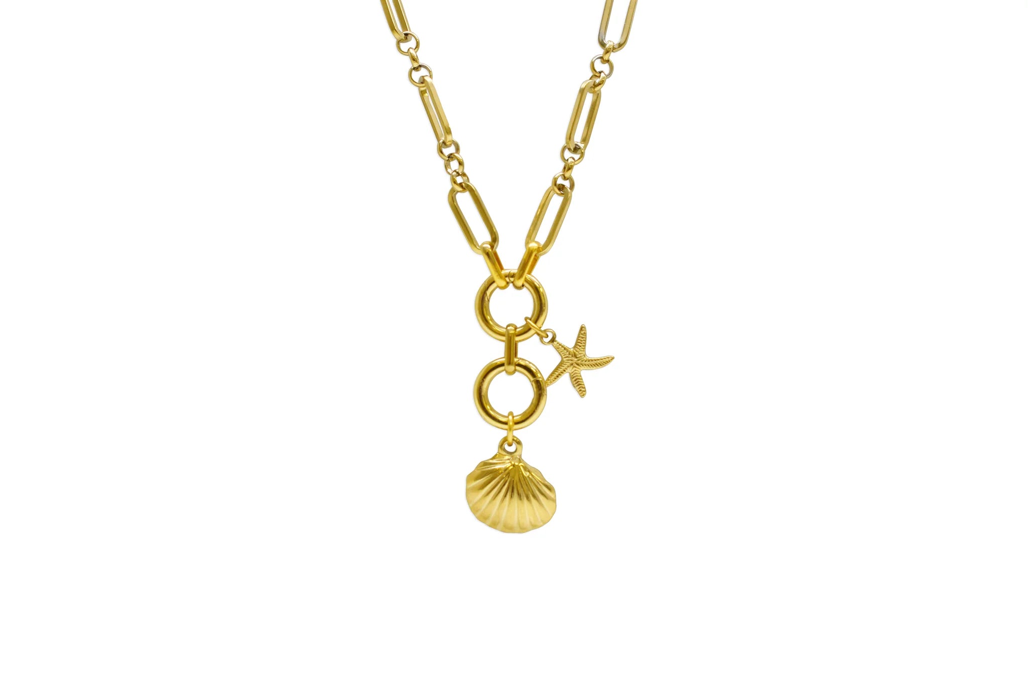 Starfish Wish Gold Necklace
