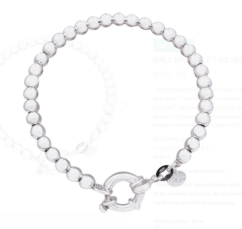 5mm Ball Bracelet 7.0