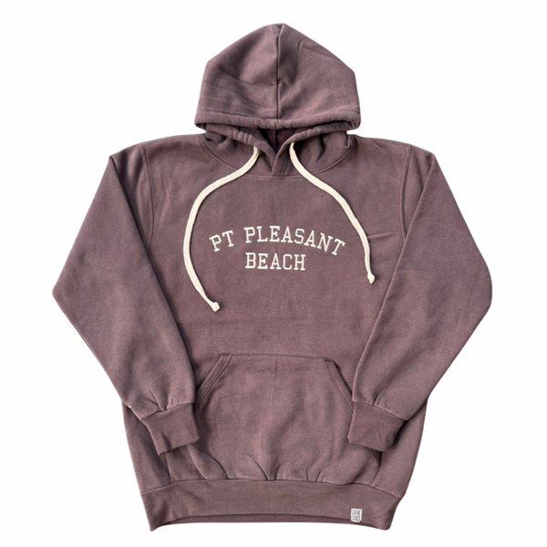 Pt Pleasant Beach Embroidered Hoodie Sweatshirt