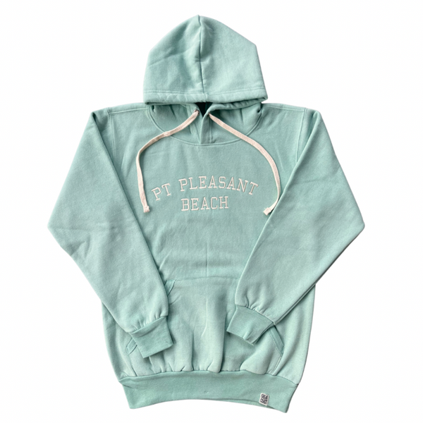 Pt Pleasant Beach Embroidered Hoodie Sweatshirt