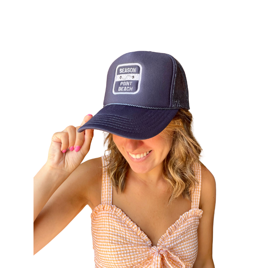 Point Beach Beach Badge Hat