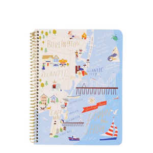 Down the Shore Spiral Notebook