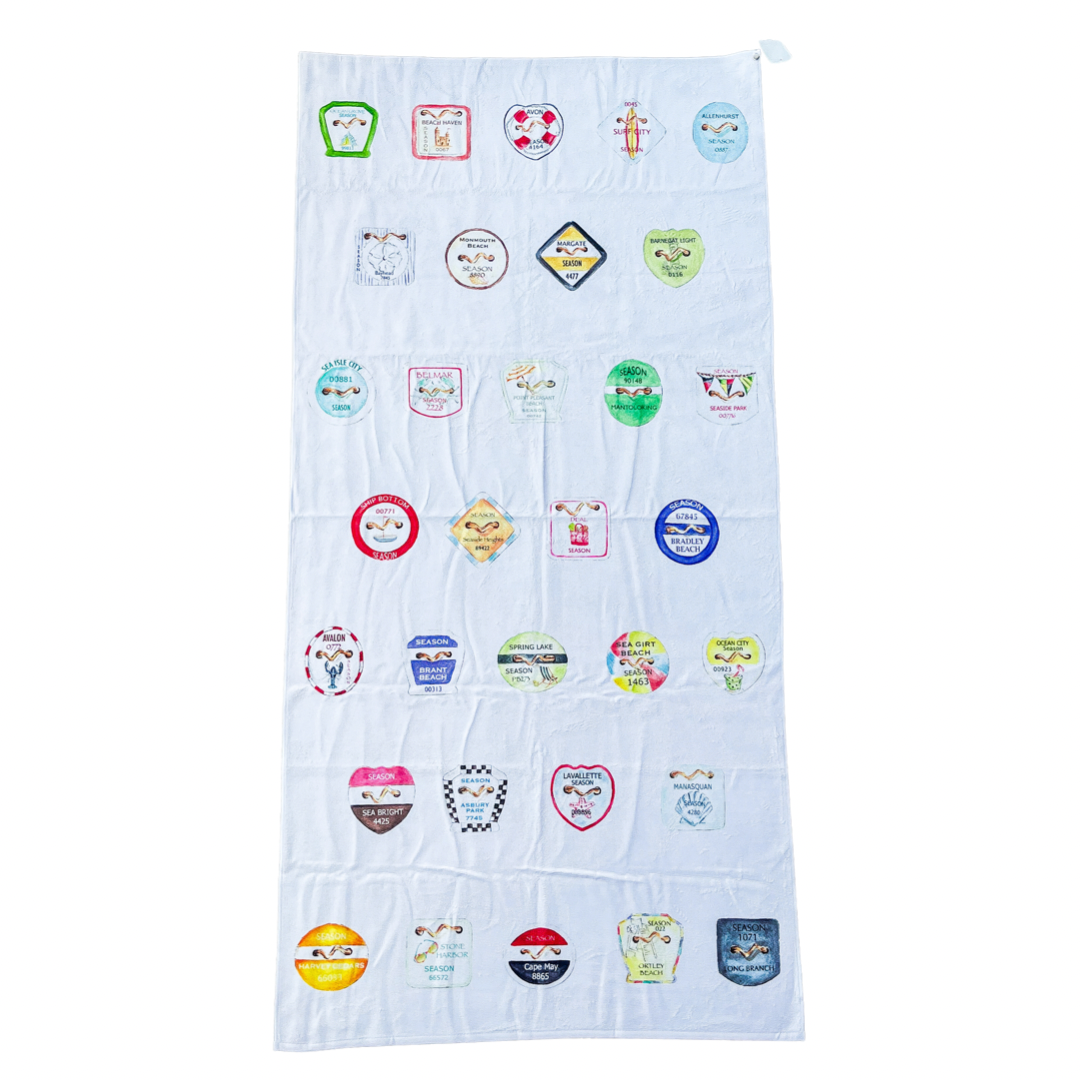 Beach Badge Collection Beach Towel