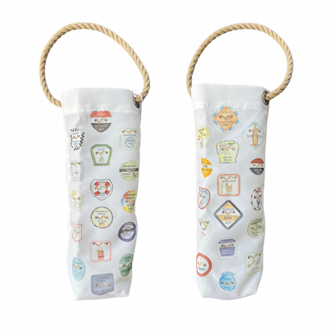 Beach Badge Collection Wine Bag