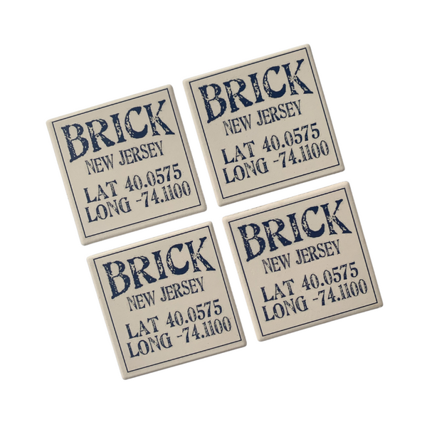 Brick Coasters Set of 4