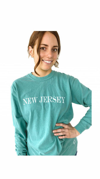 New Jersey L/S T-Shirt-Seafoam