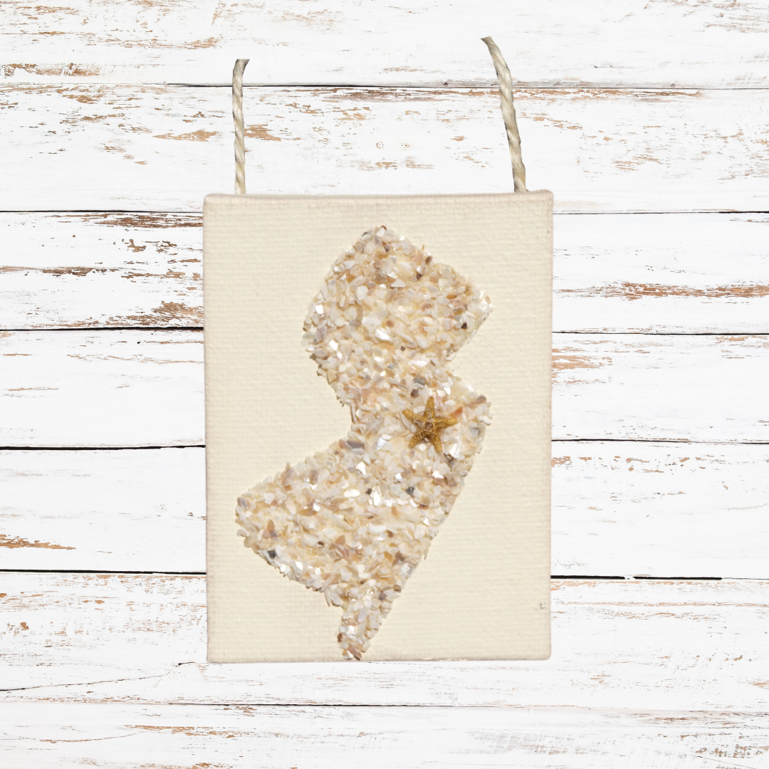 NJ Shell Ornament