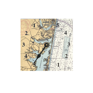 Nautical Chart Tide Clock