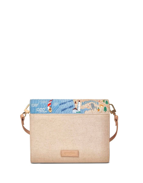 Down The Shore Embroidered Crossbody