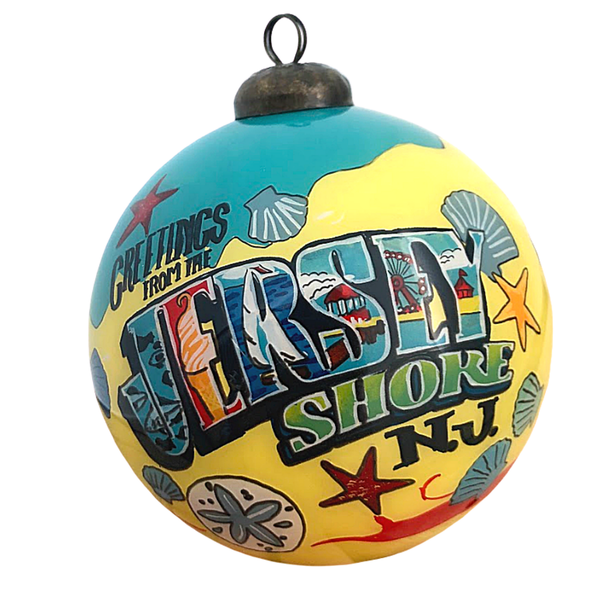 Greetings From The Jersey Shore Ornament
