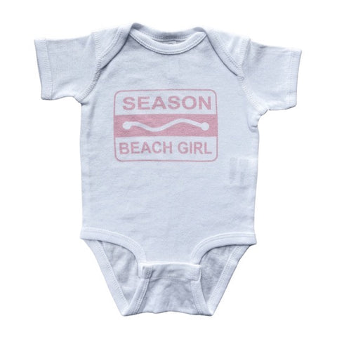 Beach Girl Season Beach Badge Onesie